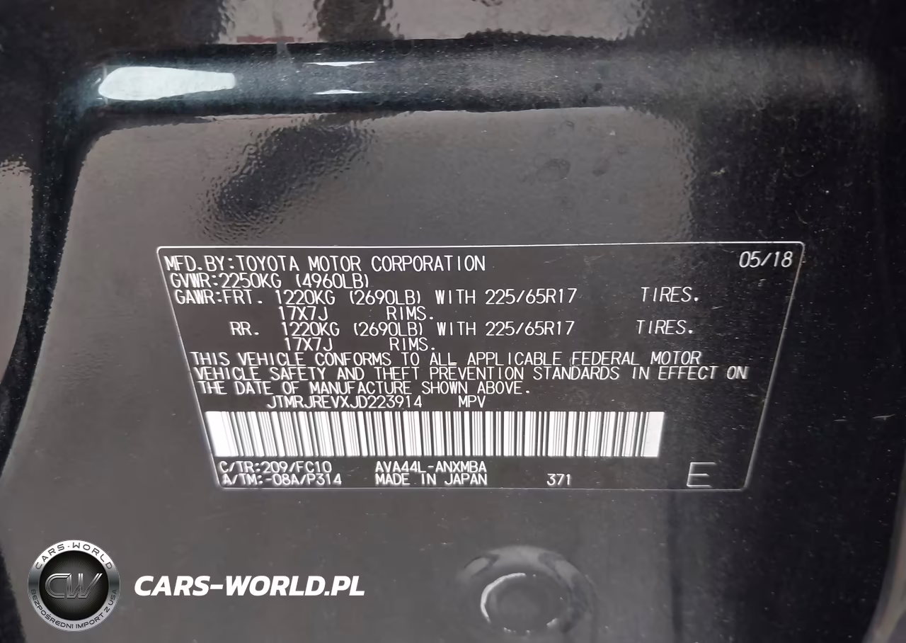 2018 Toyota Rav4 Hybrid Xle VIN:JTMRJREVXJD223914 - 9