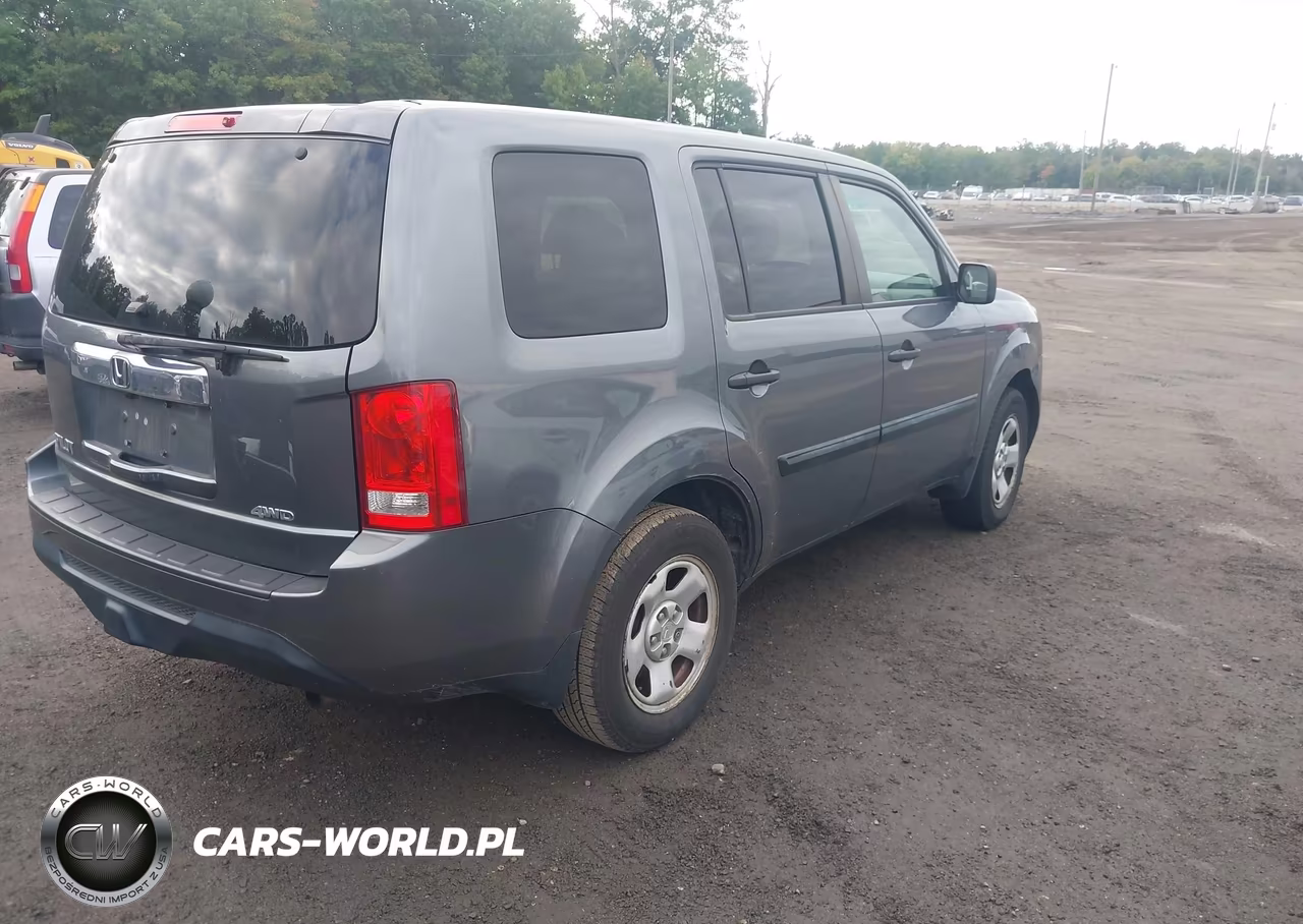 2013 Honda Pilot Lx VIN:5FNYF4H29DB034671 - 4