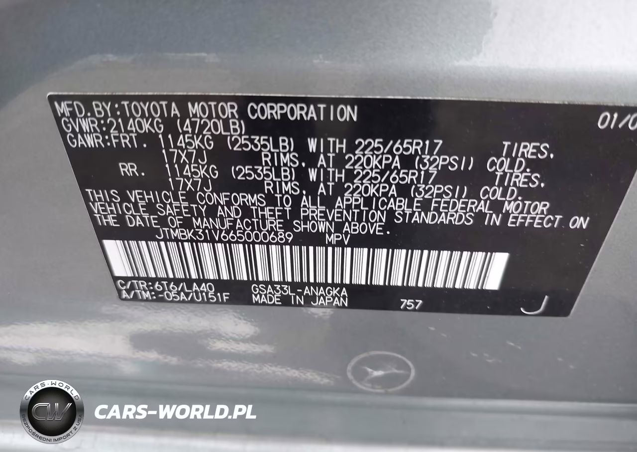 2006 Toyota Rav4 Limited V6 VIN:JTMBK31V665000689 - 9