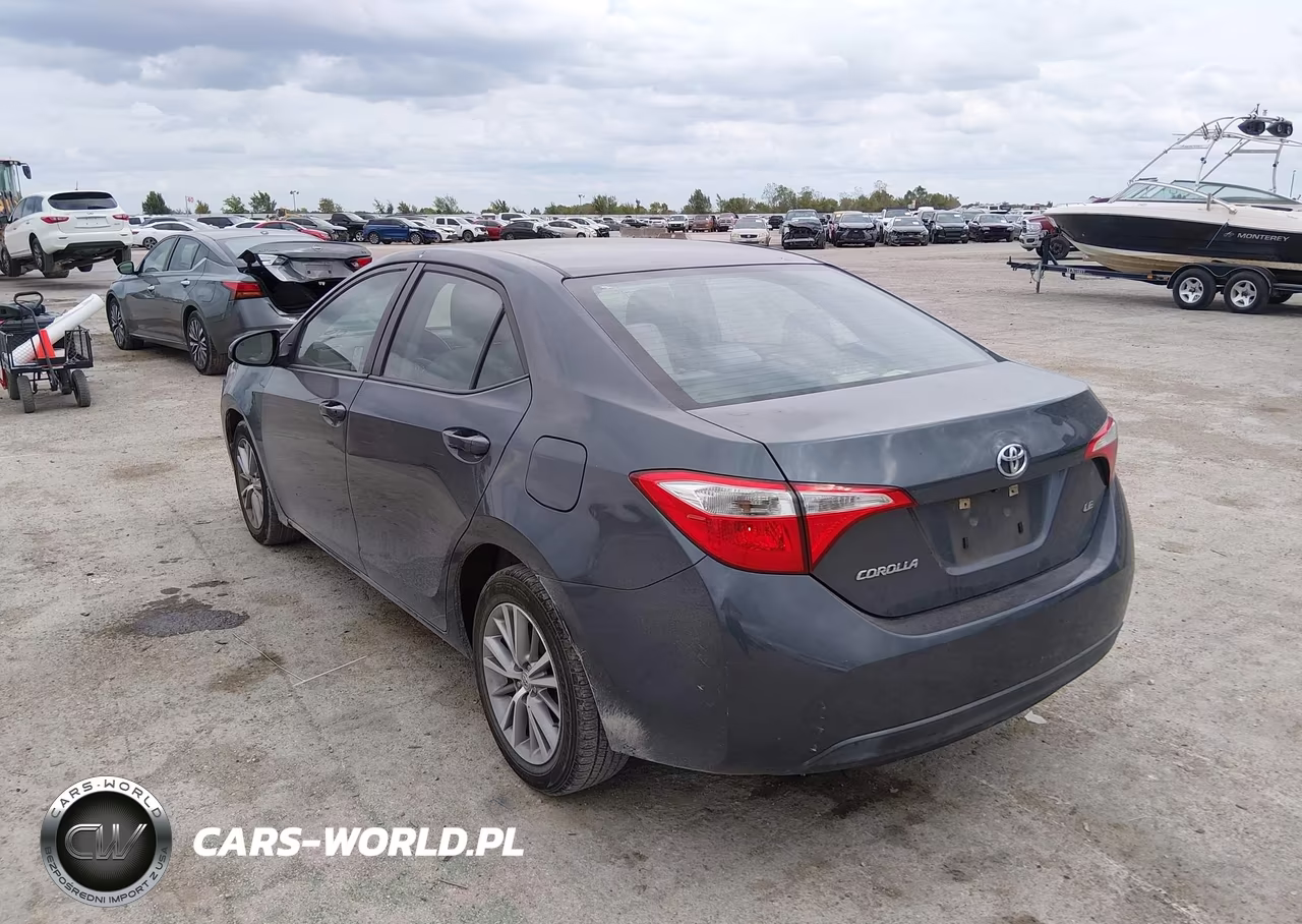 2014 Toyota Corolla Le Plus VIN:5YFBURHEXEP030217 - 3