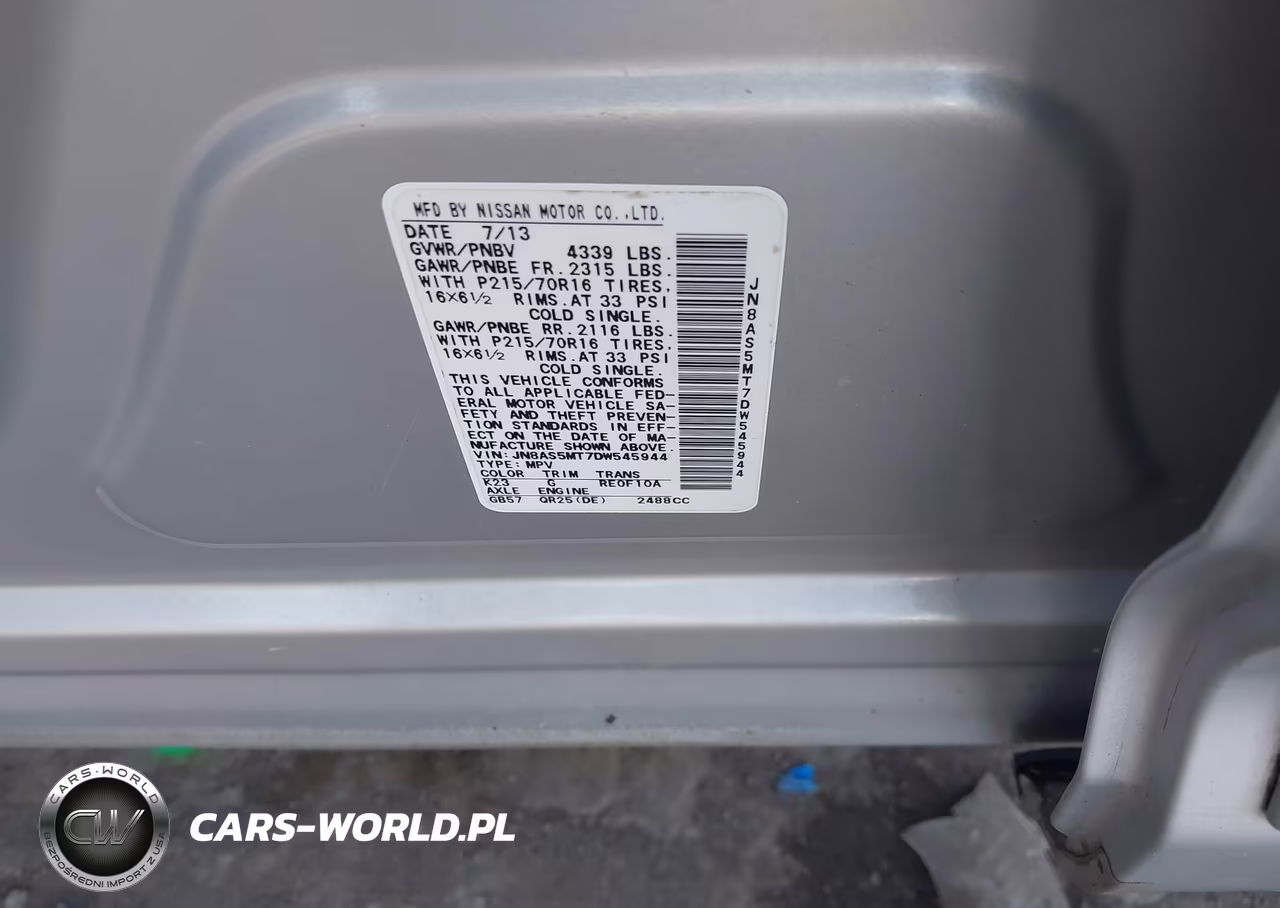 2013 Nissan Rogue S VIN:JN8AS5MT7DW545944 - 9