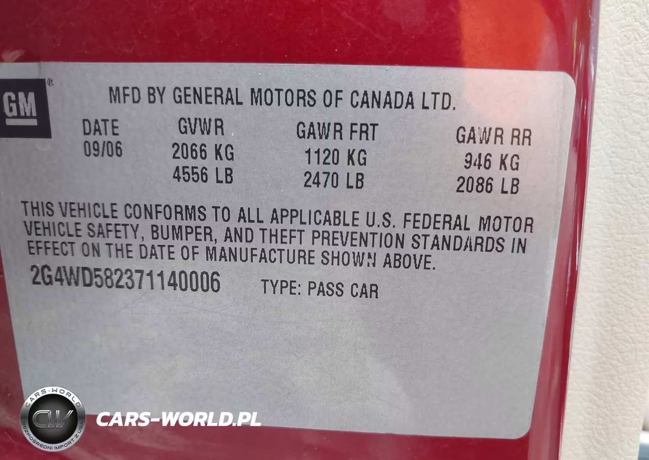 2007 Buick Lacrosse Cxl VIN:2G4WD582371140006 - 9