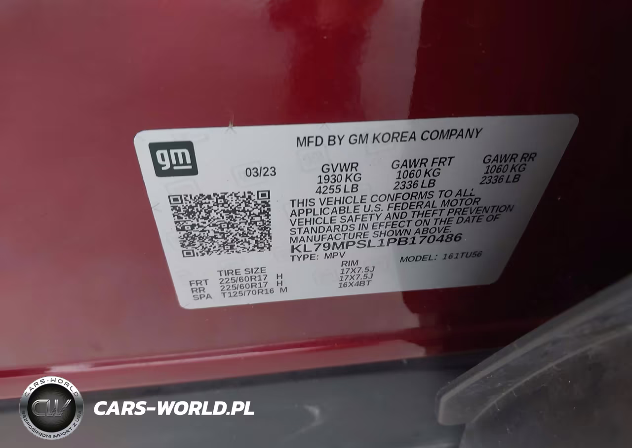 2023 Chevrolet Trailblazer Fwd Lt VIN:KL79MPSL1PB170486 - 9