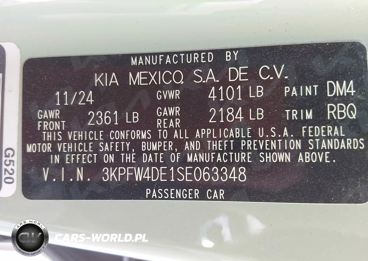 2025 Kia K4 Gt-Line VIN:3KPFW4DE1SE063348 - 9