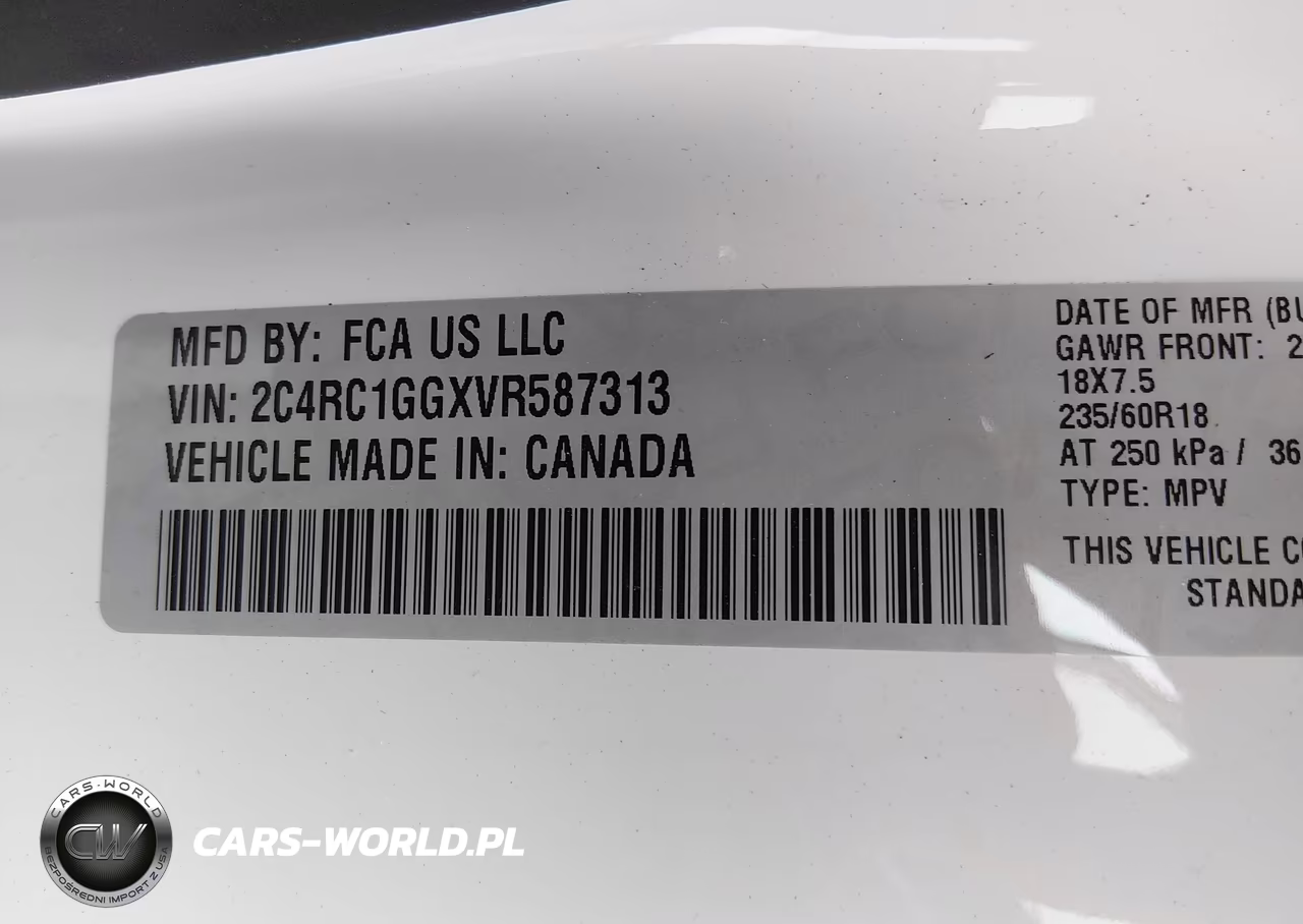 2027 Chrysler Pacifica VIN:2C4RC1GGXVR587313 - 9