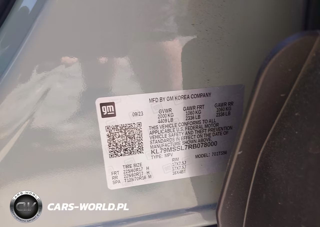 2024 Chevrolet Trailblazer Awd Activ VIN:KL79MSSL7RB078000 - 9