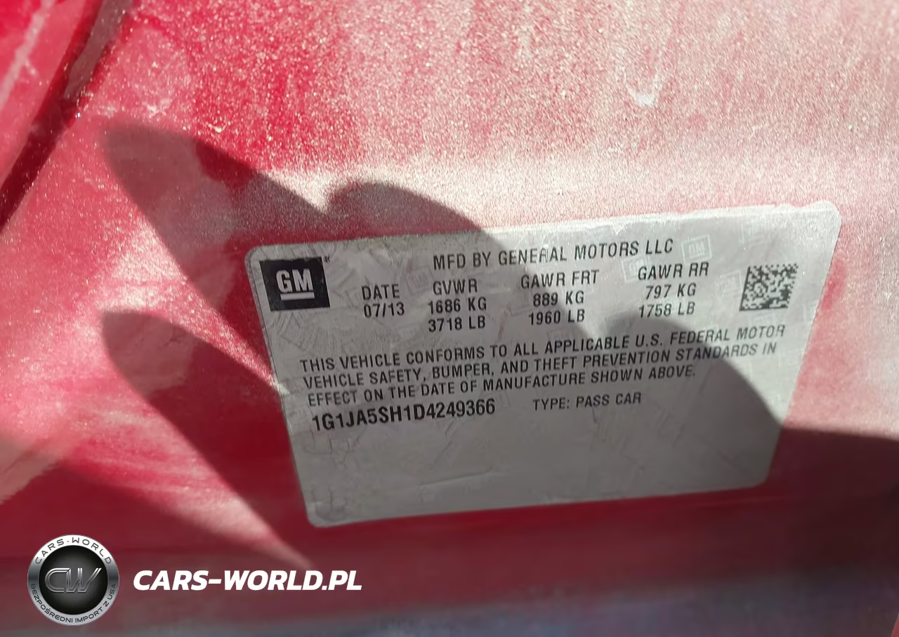 2013 Chevrolet Sonic Ls Auto VIN:1G1JA5SH1D4249366 - 9