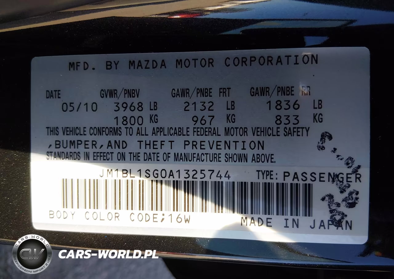 2010 Mazda Mazda3 I Touring VIN:JM1BL1SG0A1325744 - 9