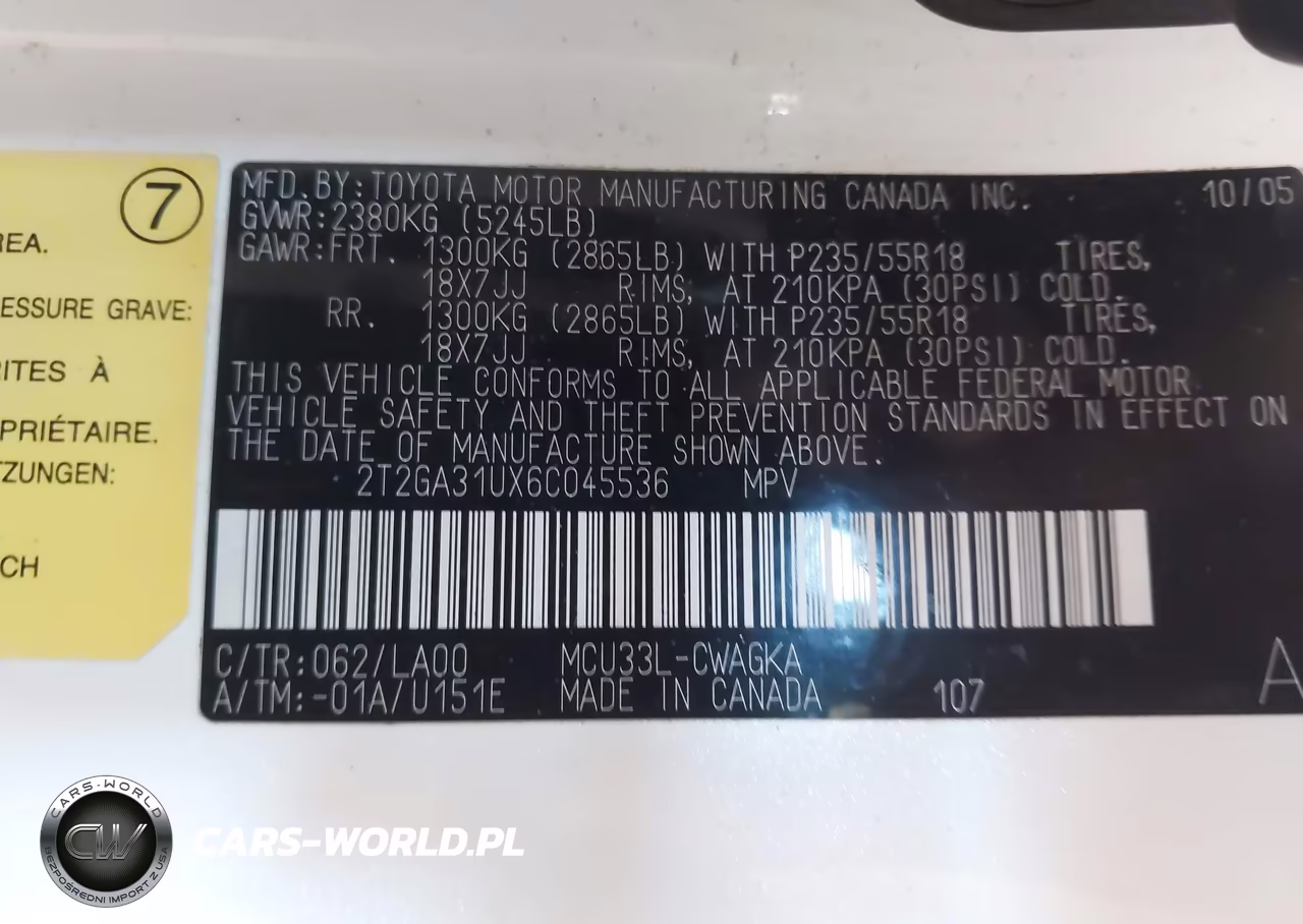 2006 Lexus Rx 330 VIN:2T2GA31UX6C045536 - 9
