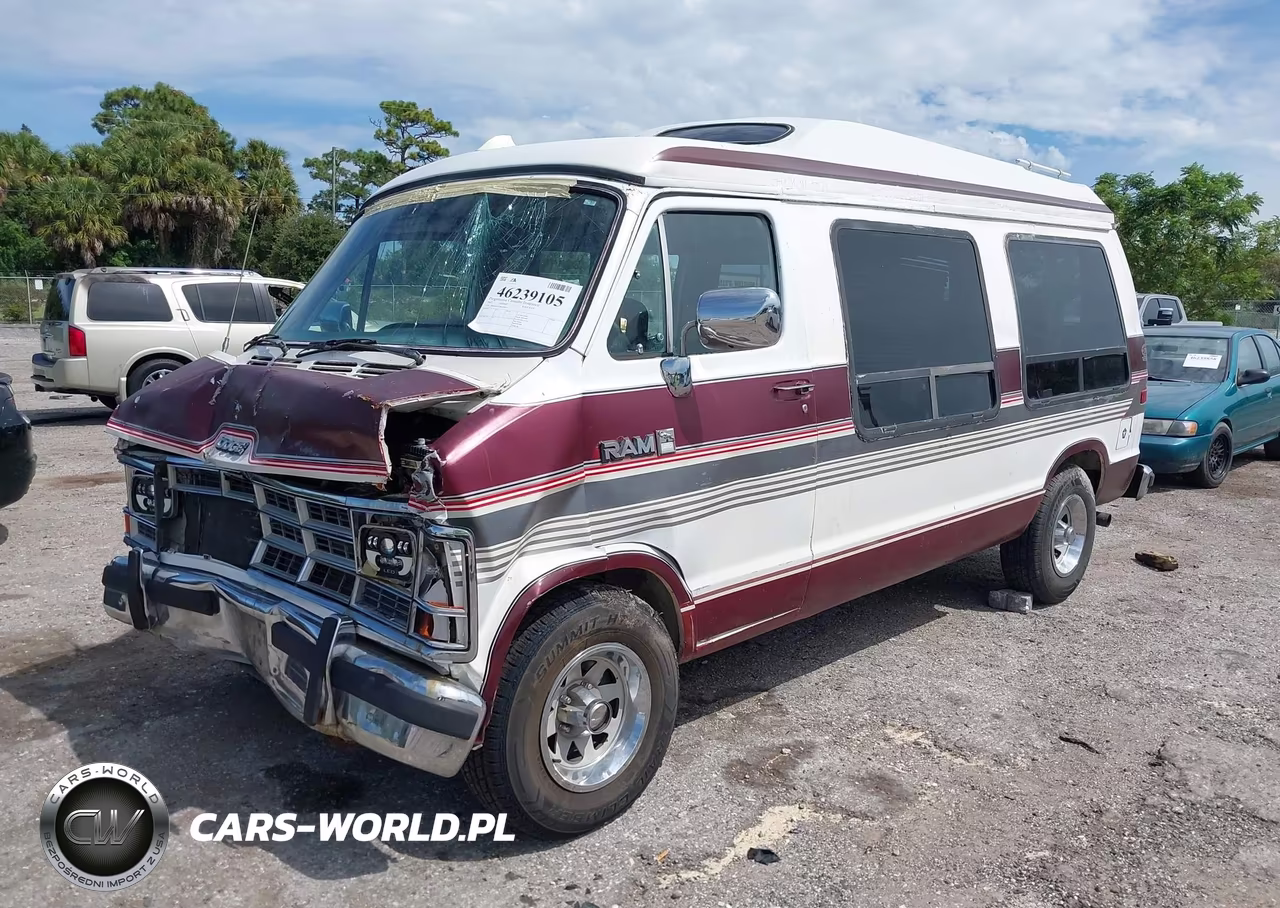 1987 Dodge Ram Van B250 VIN:2B6HB23T1HK218025 - 2