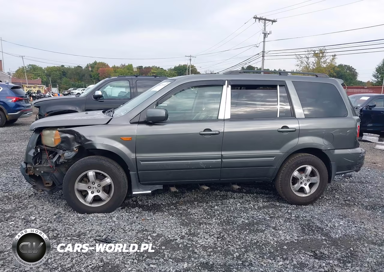 2007 Honda Pilot Ex-L VIN:2HKYF18707H502450 - 14