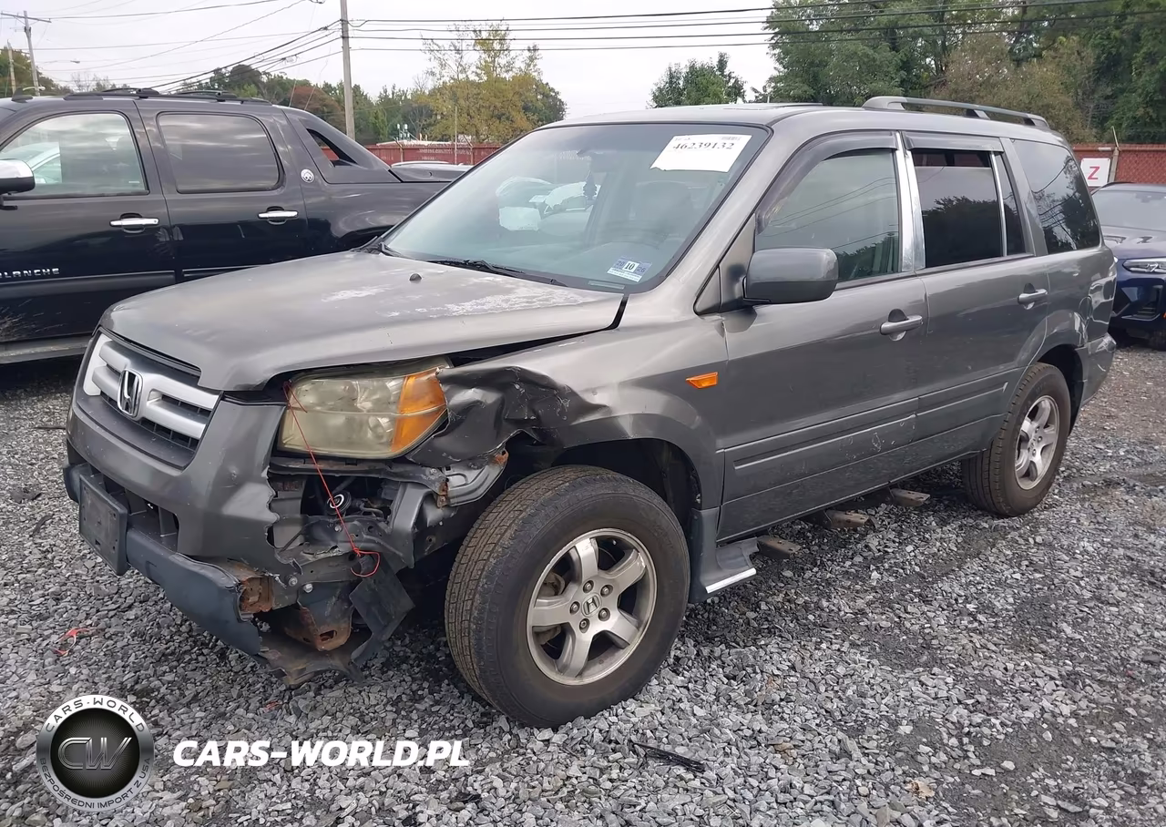 2007 Honda Pilot Ex-L VIN:2HKYF18707H502450 - 2