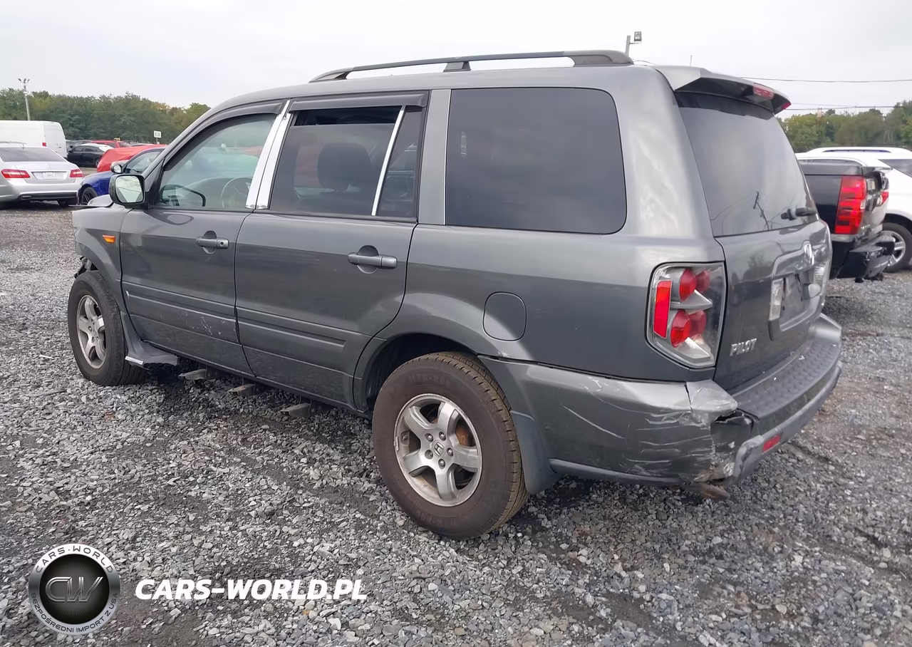 2007 Honda Pilot Ex-L VIN:2HKYF18707H502450 - 3