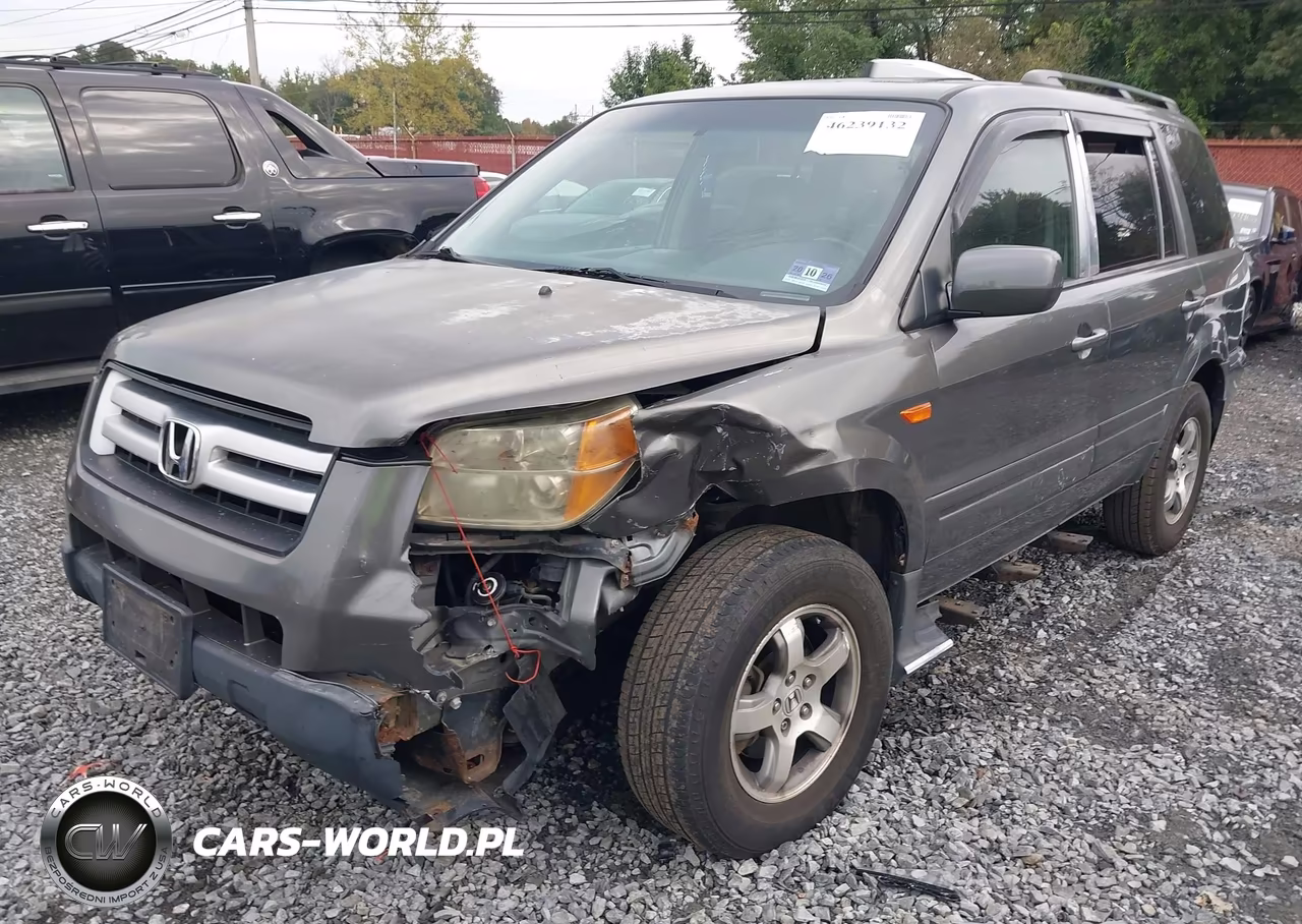 2007 Honda Pilot Ex-L VIN:2HKYF18707H502450 - 6