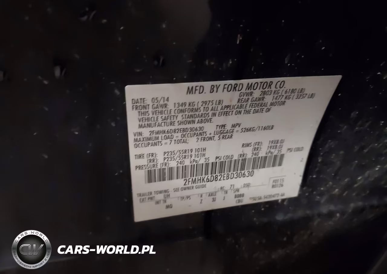 2014 Ford Flex Limited VIN:2FMHK6D82EBD30630 - 9