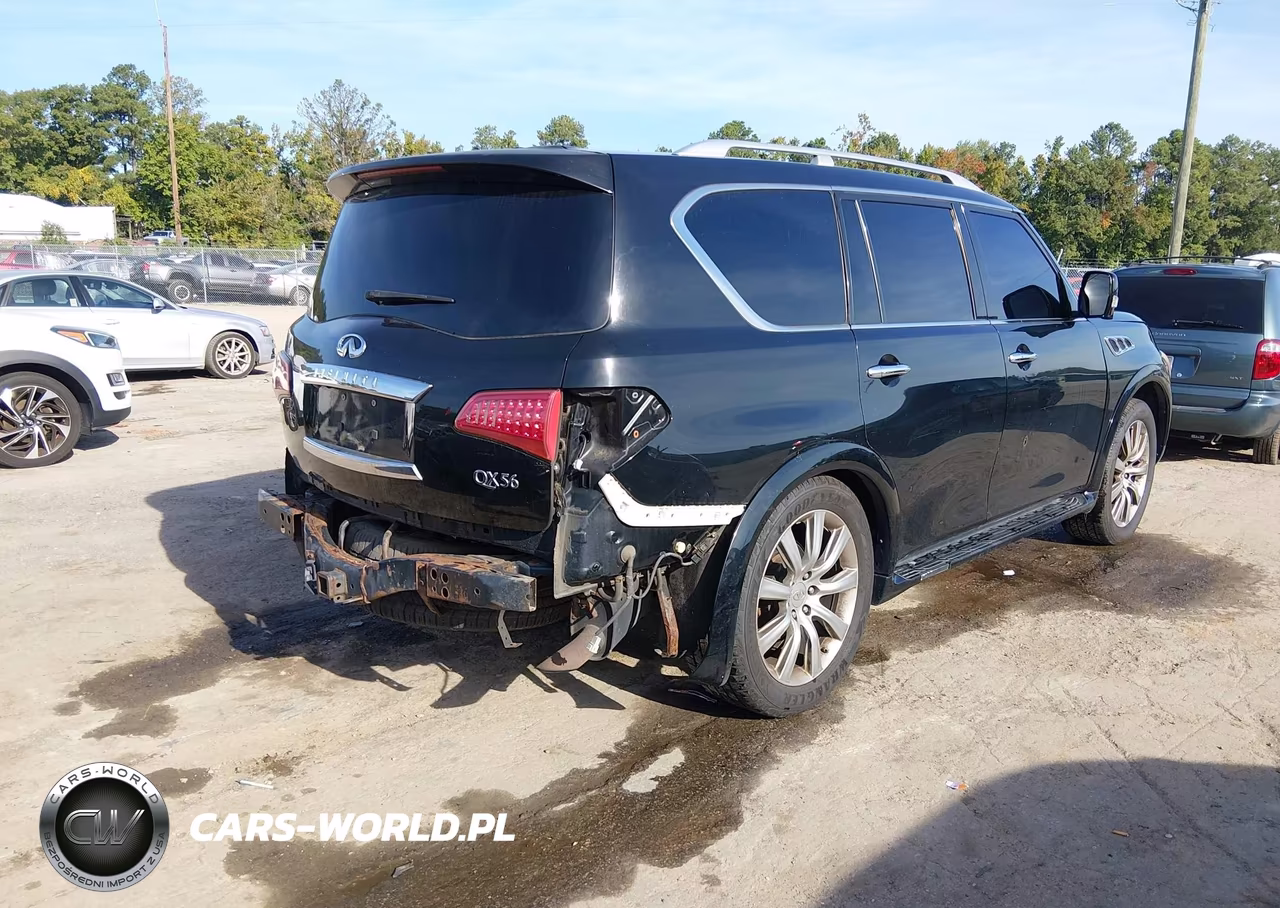 2012 Infiniti Qx56 7-Passenger VIN:JN8AZ2NE3C9018197 - 4