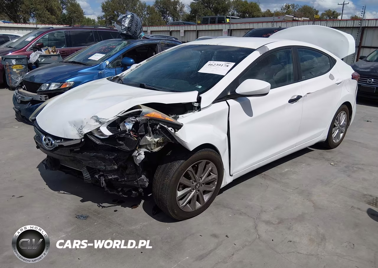 2015 Hyundai Elantra Se VIN:5NPDH4AEXFH555447 - 2