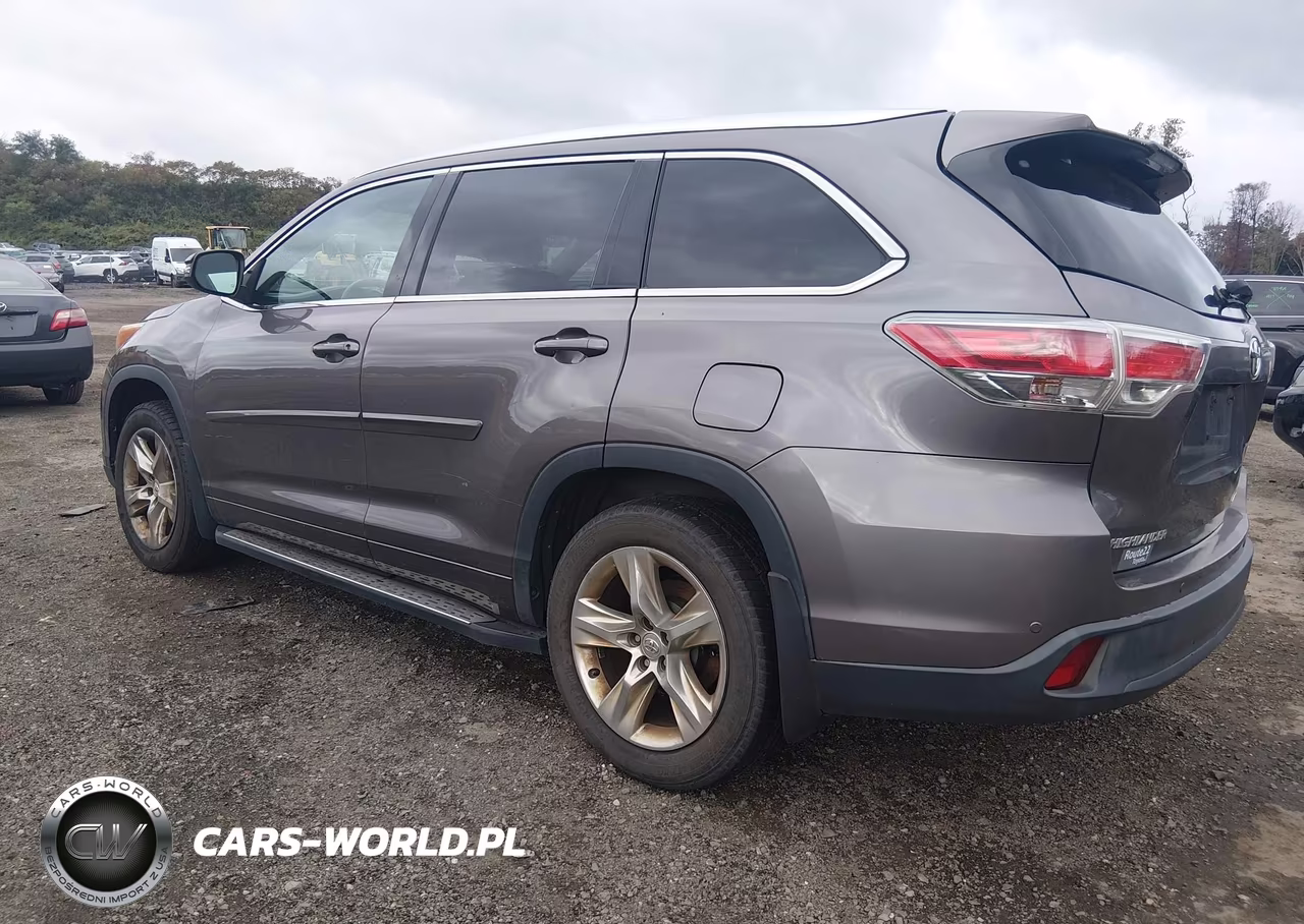 2014 Toyota Highlander Limited V6 VIN:5TDDKRFH7ES015113 - 3