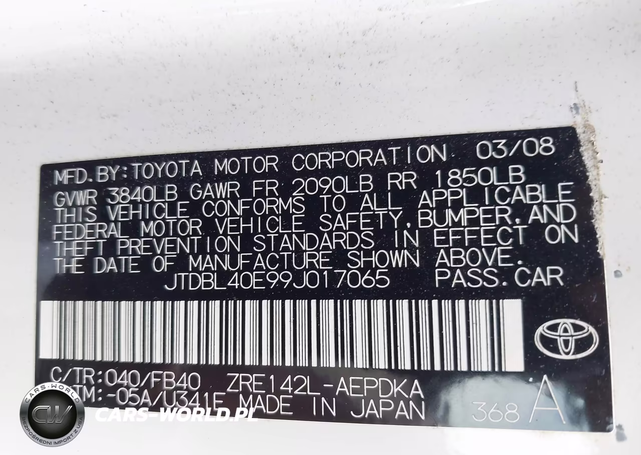 2009 Toyota Corolla Le VIN:JTDBL40E99J017065 - 9