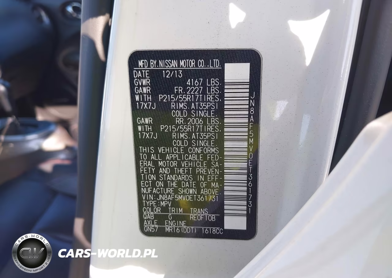 2014 Nissan Juke Sl VIN:JN8AF5MV0ET361731 - 9