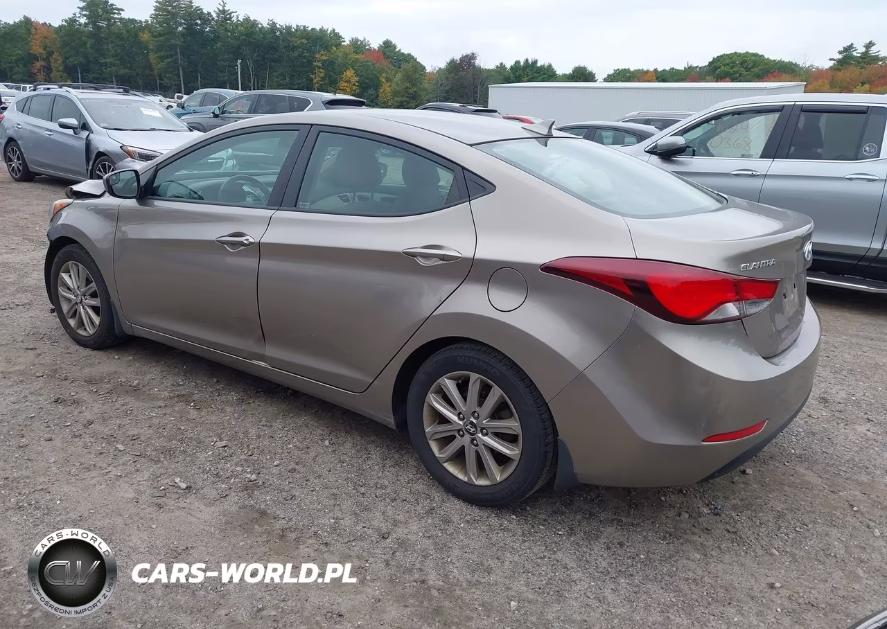 2015 Hyundai Elantra Se VIN:5NPDH4AE4FH561342 - 3
