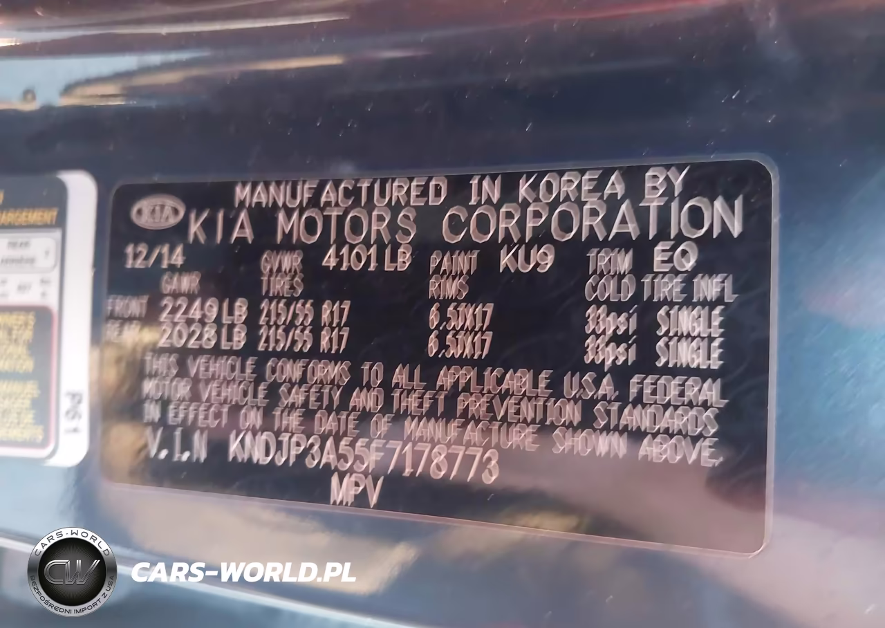 2015 Kia Soul + VIN:KNDJP3A55F7178773 - 9
