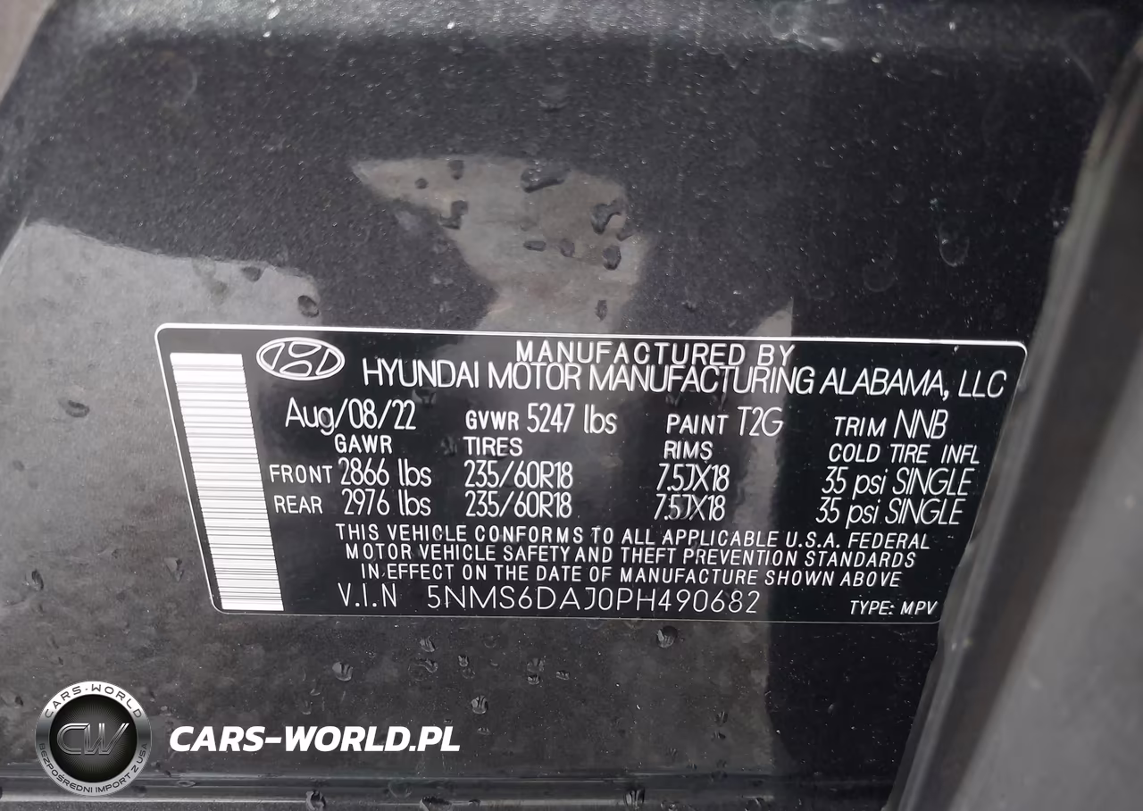 2023 Hyundai Santa Fe Xrt VIN:5NMS6DAJ0PH490682 - 9