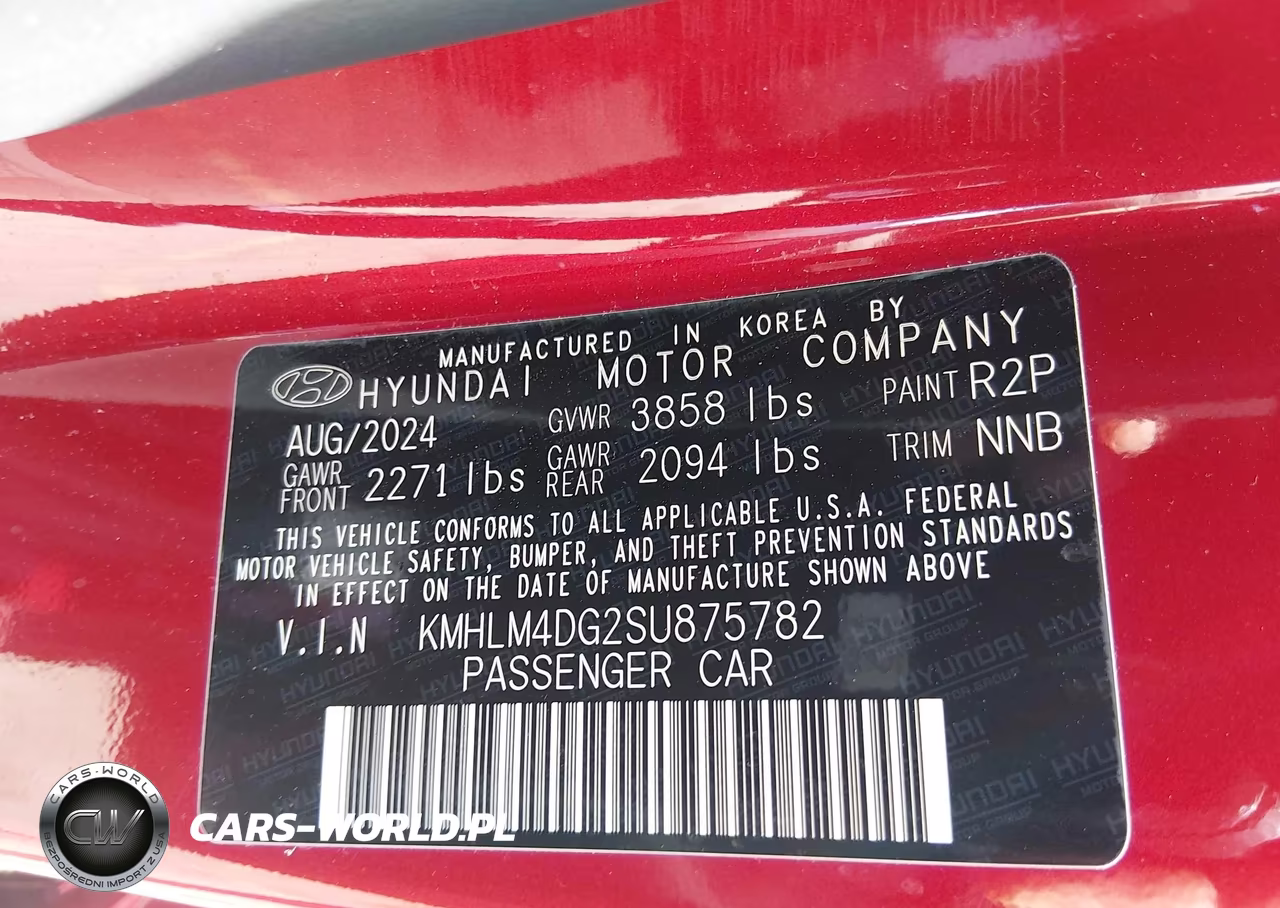 2025 Hyundai Elantra Sel Sport VIN:KMHLM4DG2SU875782 - 9
