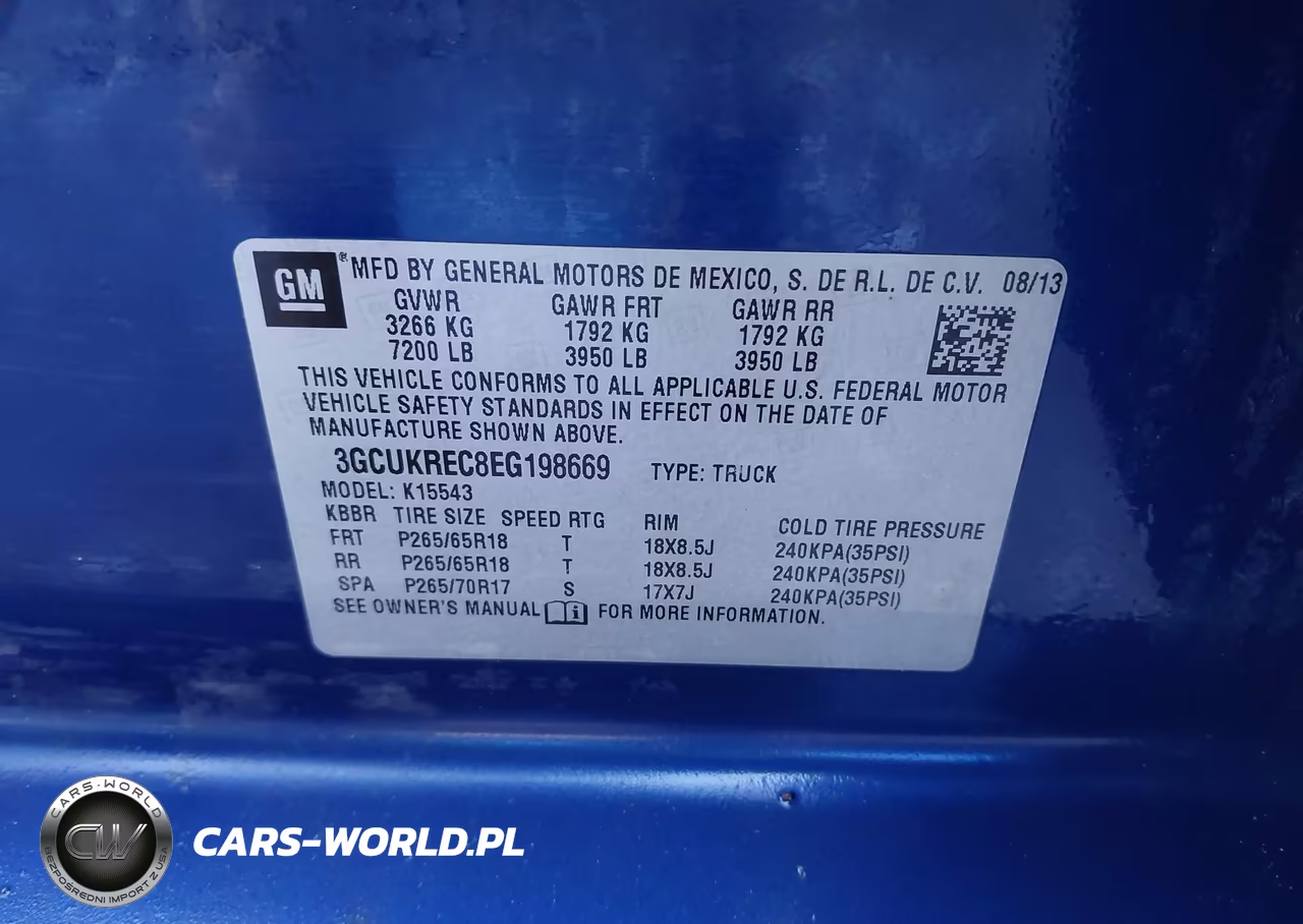 2014 Chevrolet Silverado 1500 1Lt VIN:3GCUKREC8EG198669 - 9