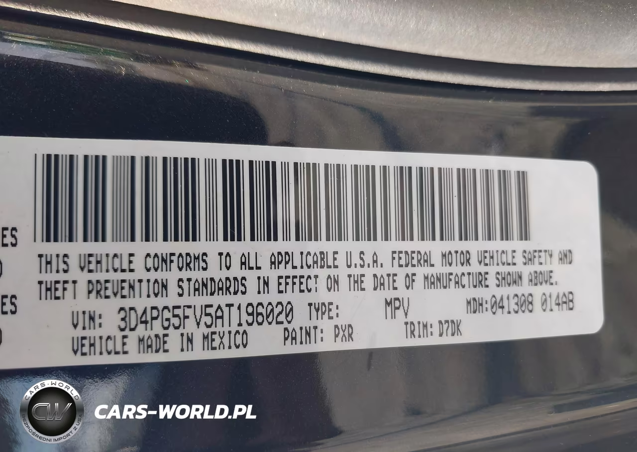 2010 Dodge Journey Sxt VIN:3D4PG5FV5AT196020 - 9