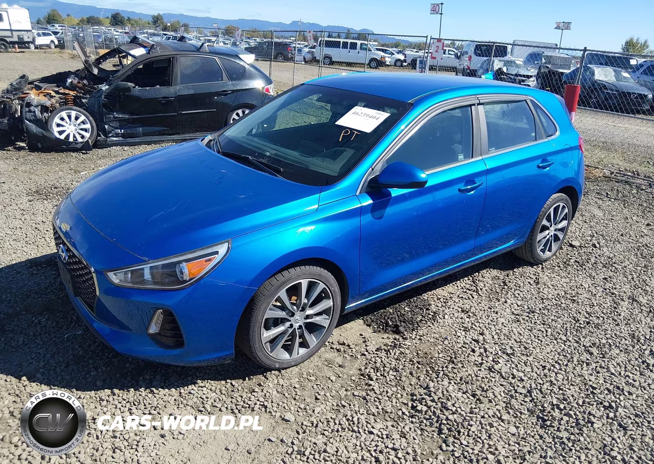 2018 Hyundai Elantra Gt VIN:KMHH35LE5JU028753 - 2