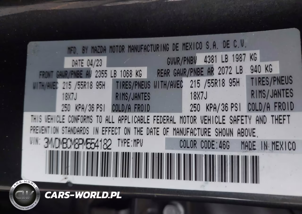 2023 Mazda Cx-30 2.5 S Preferred VIN:3MVDMBCM8PM554182 - 9