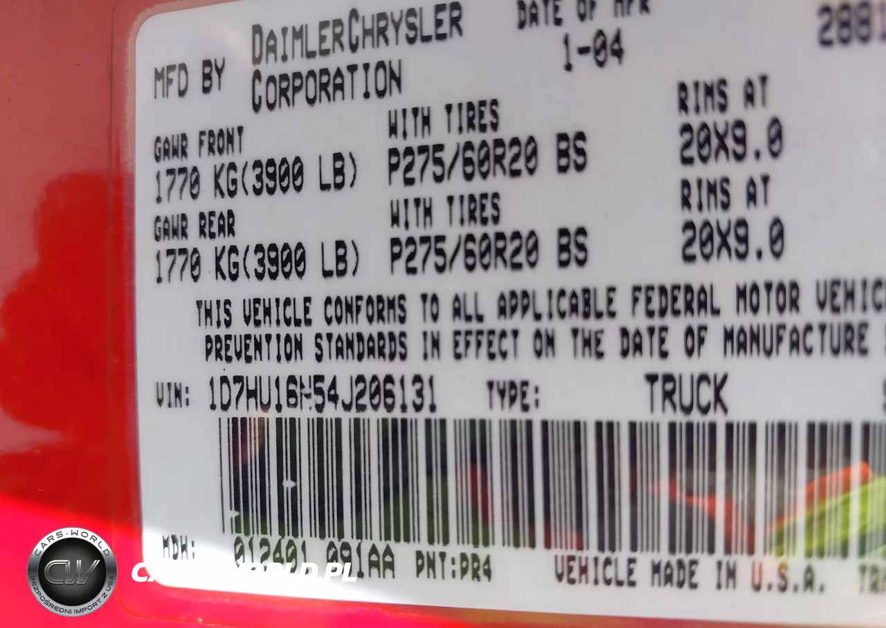 2004 Dodge Ram 1500 Slt-Laramie VIN:1D7HU16N54J206131 - 9