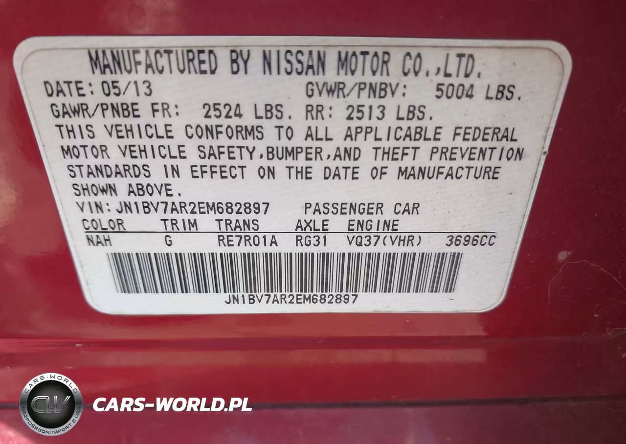 2014 Infiniti Q50 Premium VIN:JN1BV7AR2EM682897 - 9
