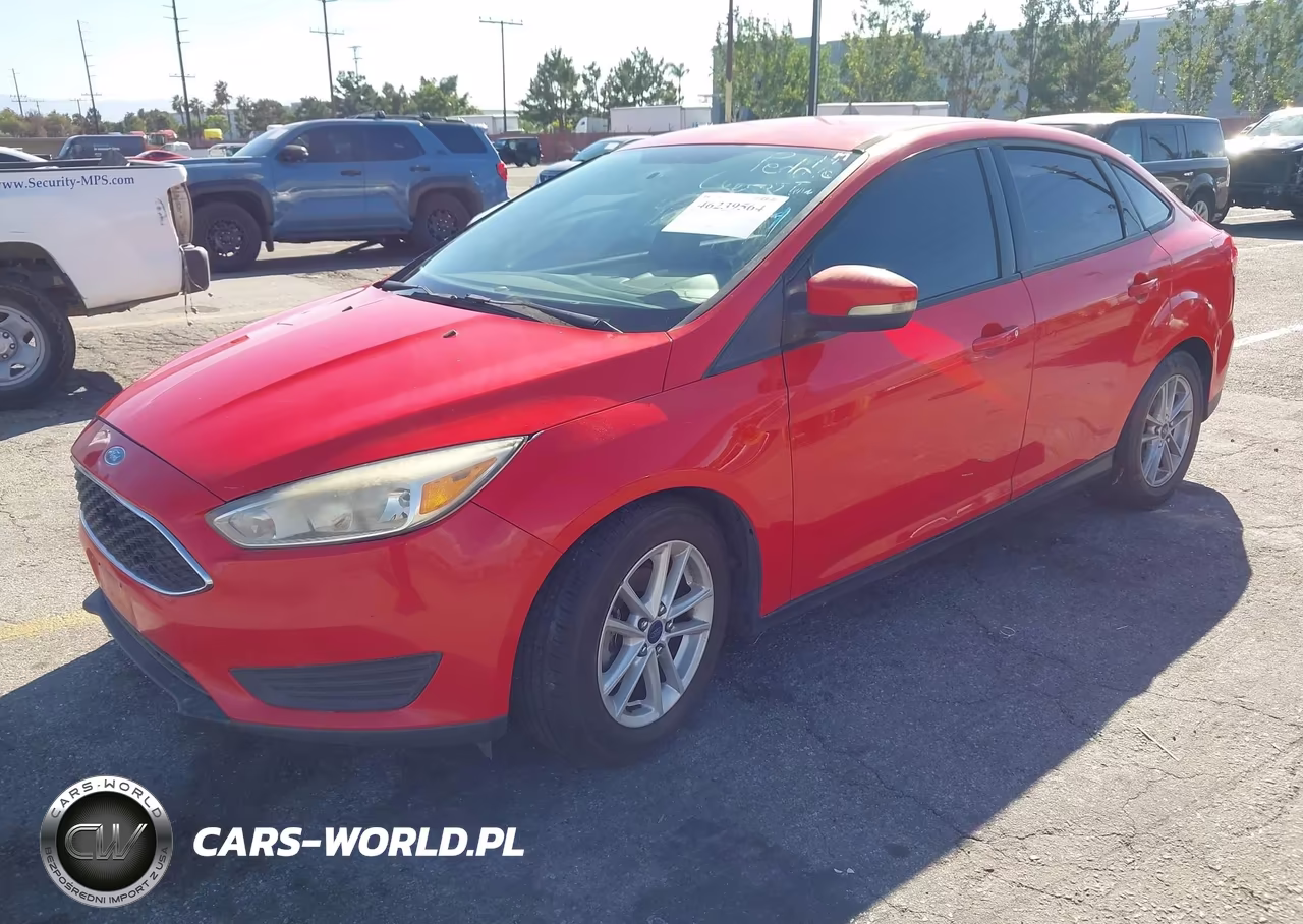 2015 Ford Focus Se VIN:1FADP3F28FL287849 - 2