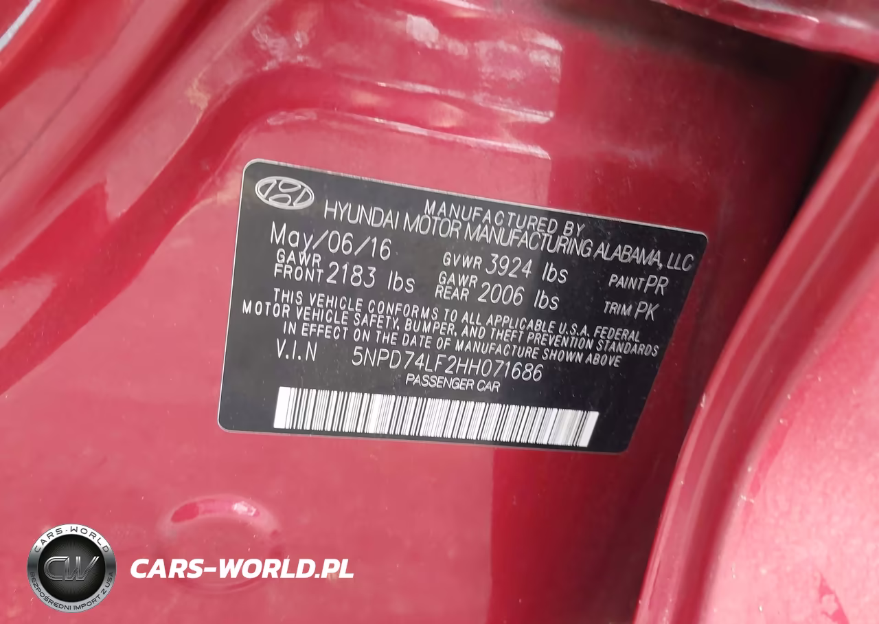 2017 Hyundai Elantra Se VIN:5NPD74LF2HH071686 - 9