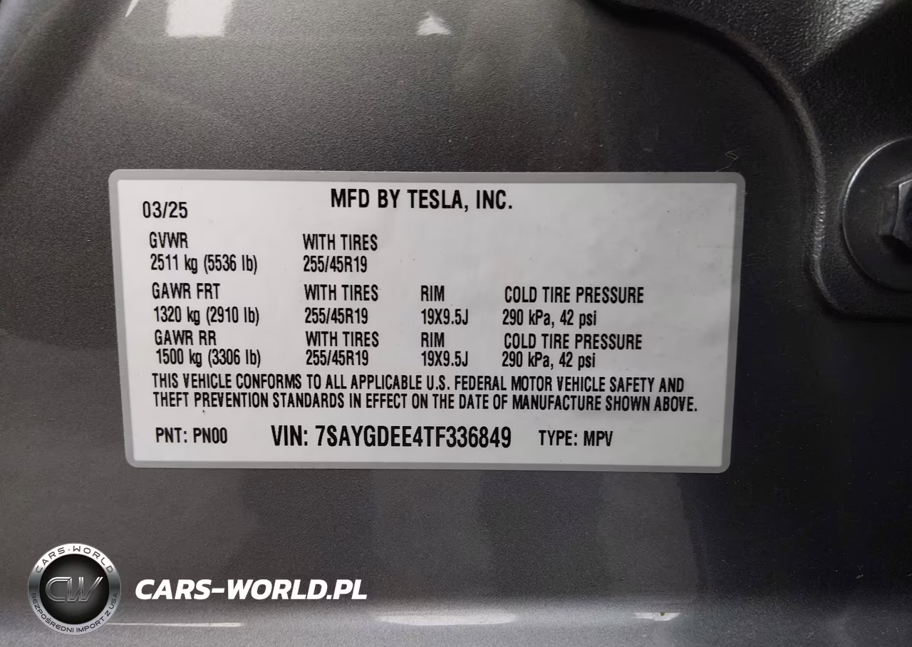 2026 Tesla Model Y All-Wheel Drive-Long Range Launch Series-Premium All-Wheel Drive VIN:7SAYGDEE4TF336849 - 9
