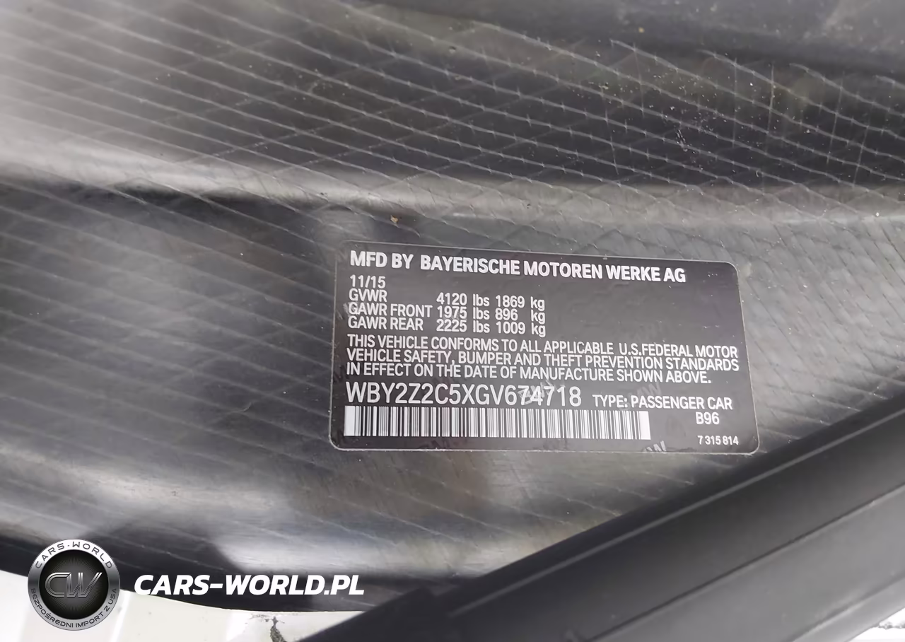2016 BMW I8 VIN:WBY2Z2C5XGV674718 - 9