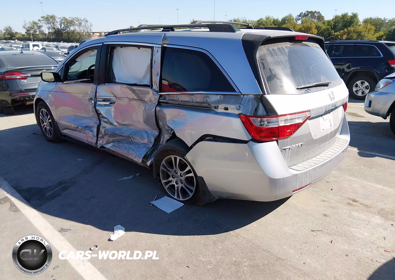 2011 Honda Odyssey Ex-L VIN:5FNRL5H60BB048025 - 3