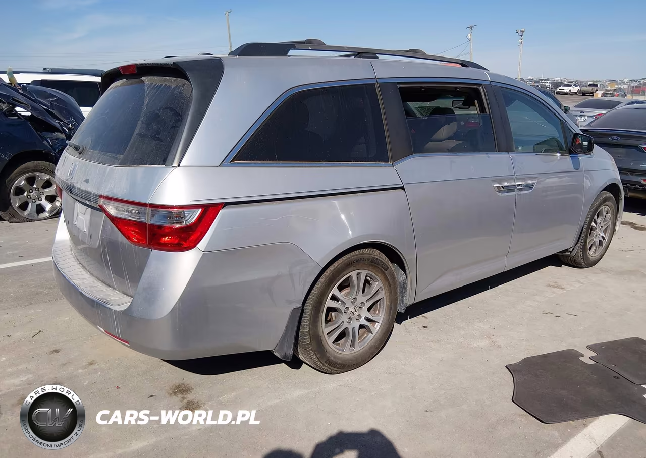 2011 Honda Odyssey Ex-L VIN:5FNRL5H60BB048025 - 4