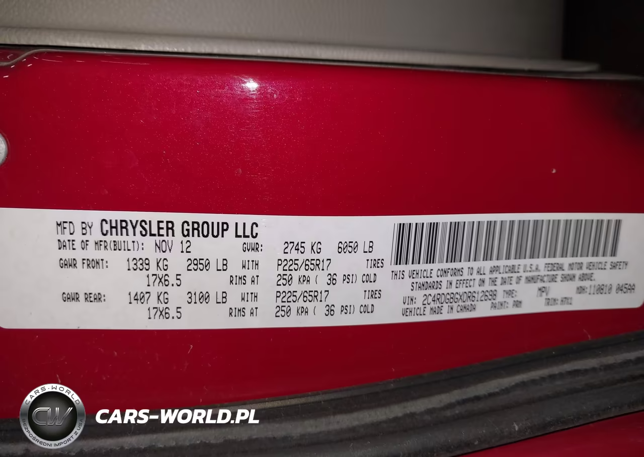 2013 Dodge Grand Caravan Se VIN:2C4RDGBGXDR612698 - 9