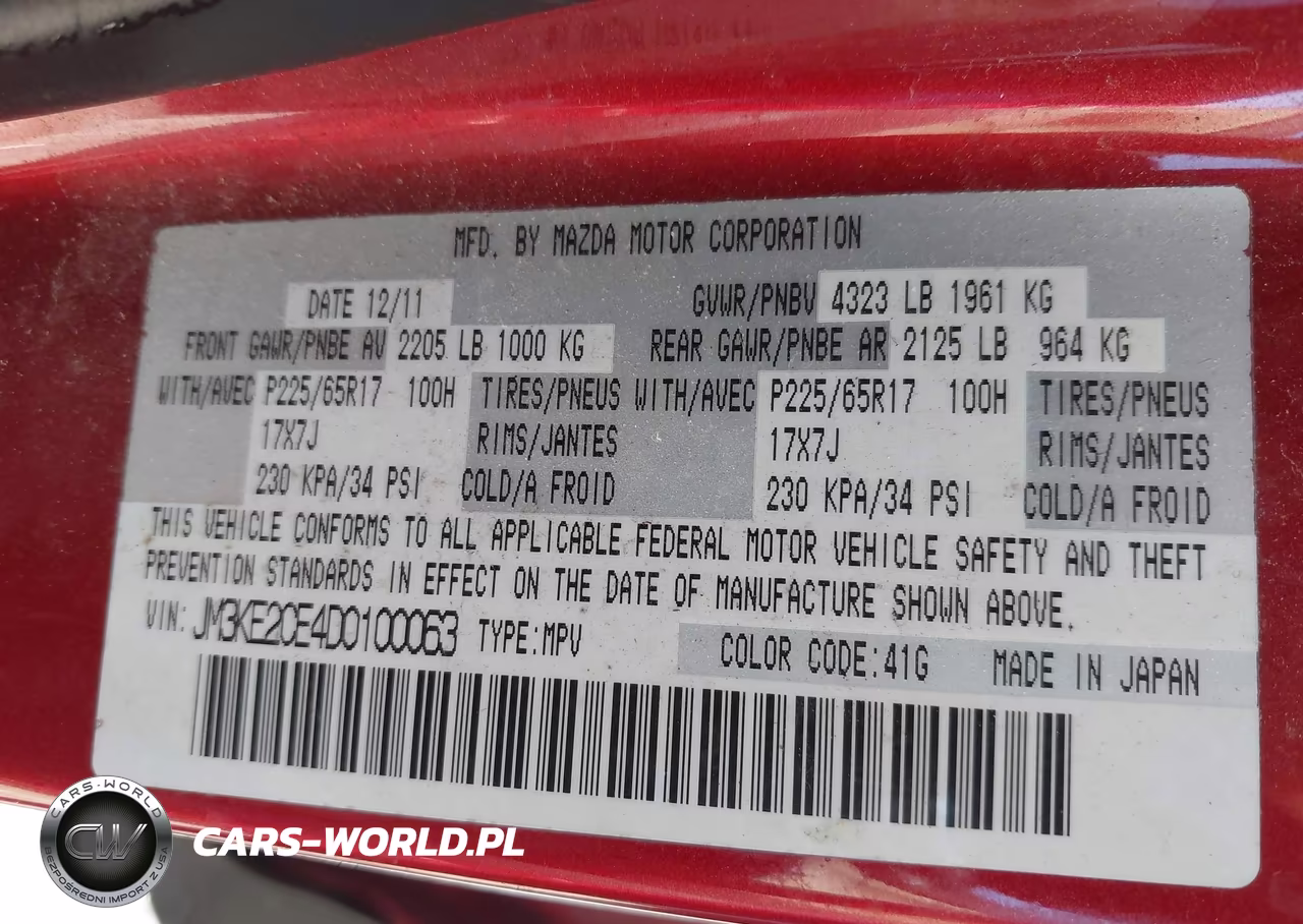 2013 Mazda Cx-5 Touring VIN:JM3KE2CE4D0100063 - 9