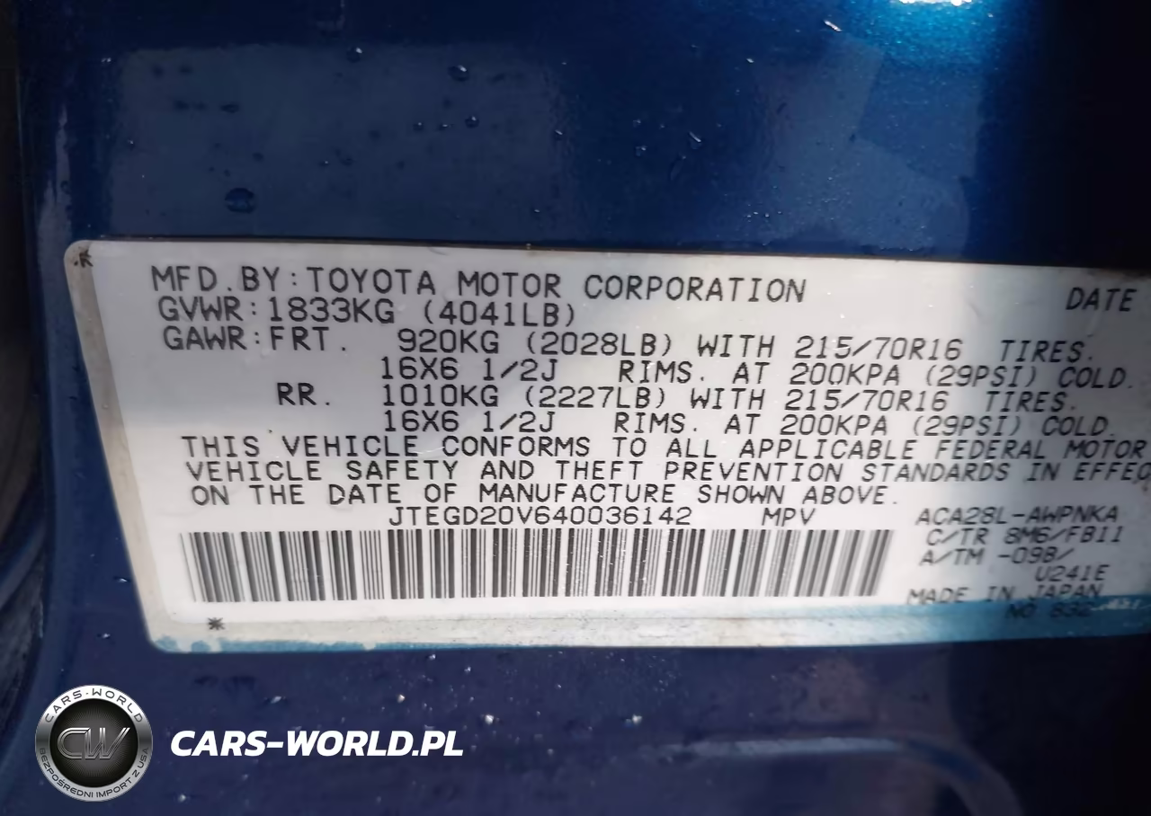 2004 Toyota Rav4 VIN:JTEGD20V640036142 - 9