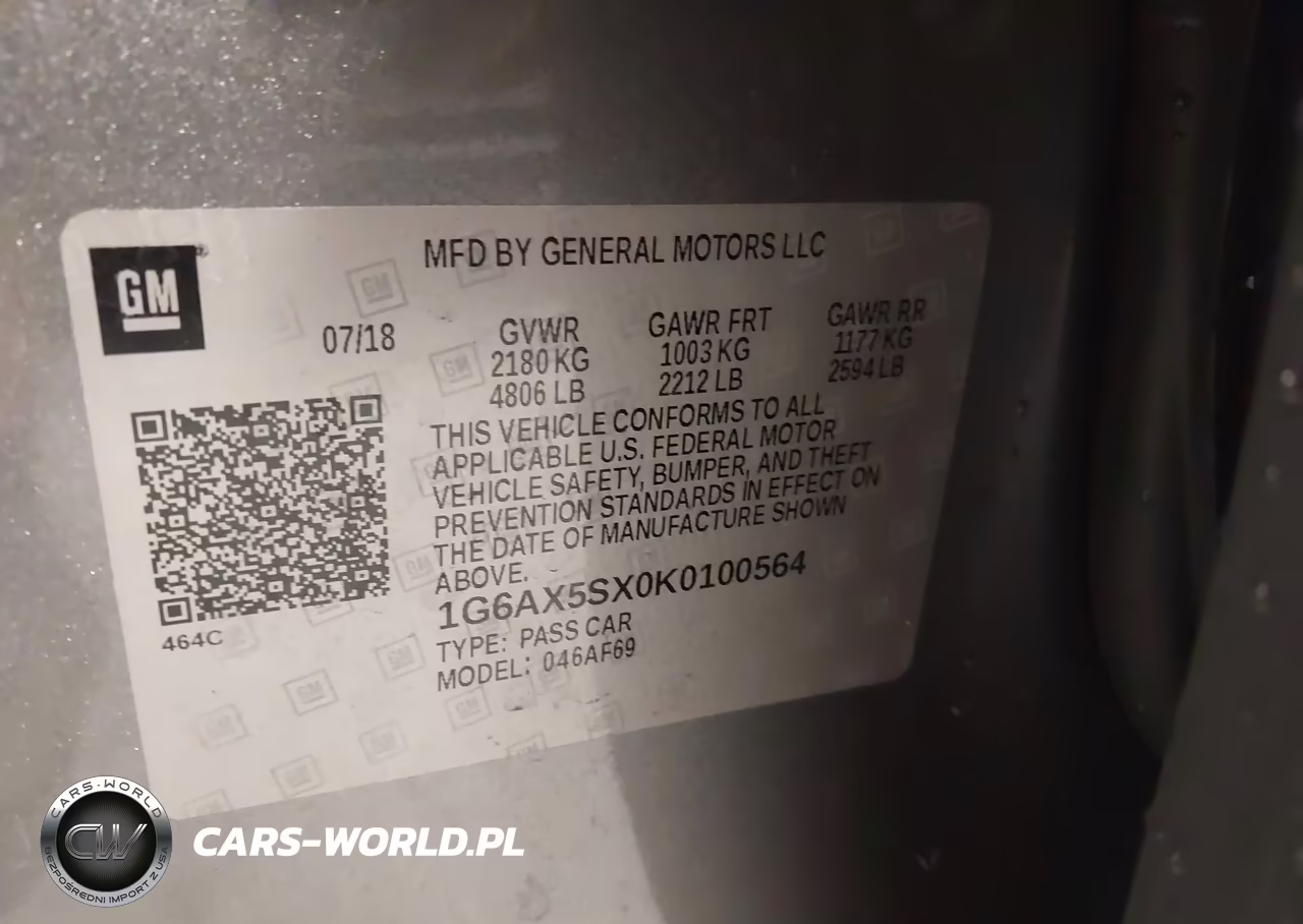 2019 Cadillac Cts Luxury VIN:1G6AX5SX0K0100564 - 9
