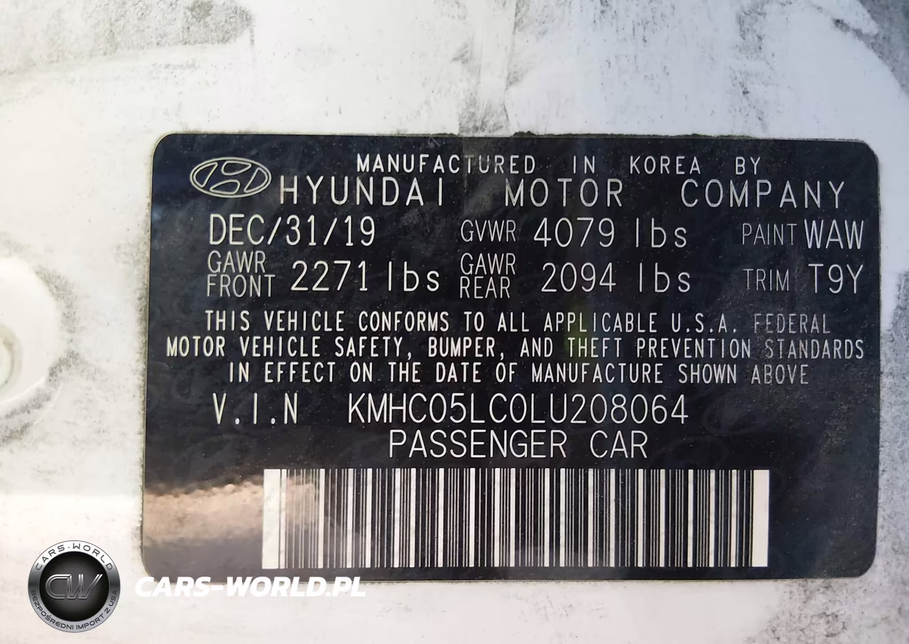 2020 Hyundai Ioniq Hybrid Limited VIN:KMHC05LC0LU208064 - 9