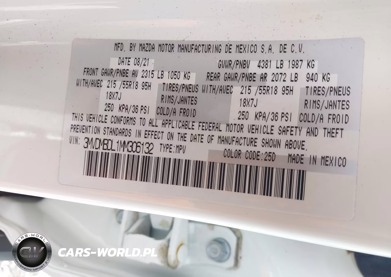 2021 Mazda Cx-30 Premium VIN:3MVDMBDL1MM306132 - 9