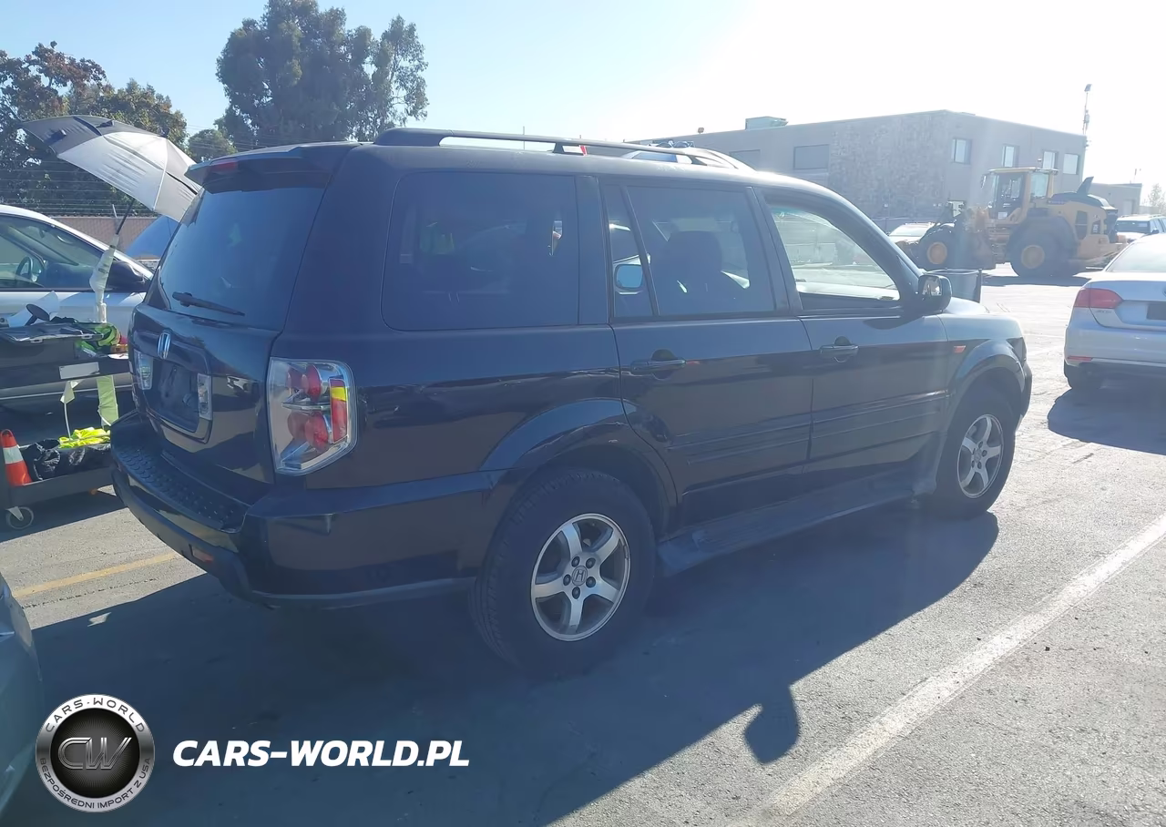 2007 Honda Pilot Ex-L VIN:5FNYF28727B006084 - 4