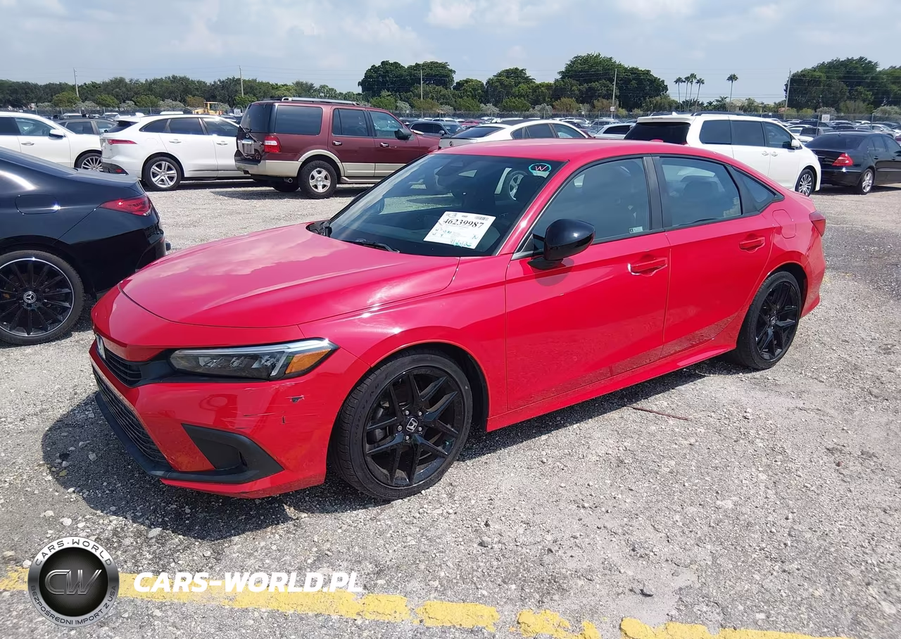2022 Honda Civic Sport VIN:2HGFE2F52NH507237 - 2