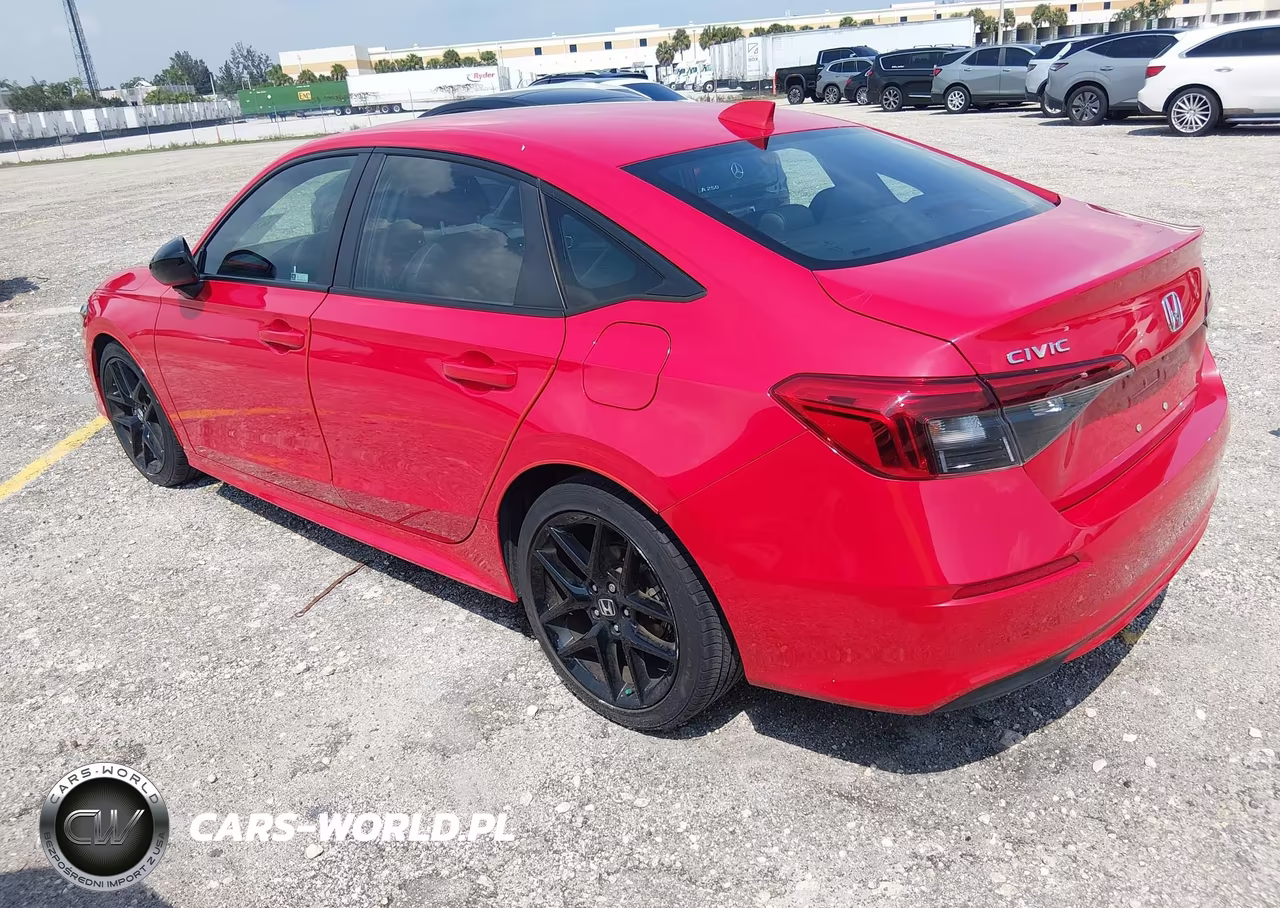 2022 Honda Civic Sport VIN:2HGFE2F52NH507237 - 3