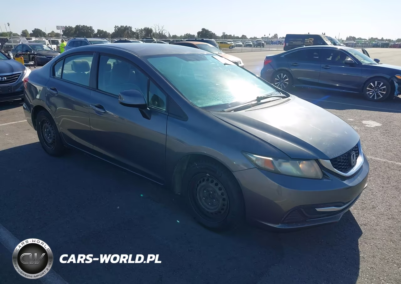 2013 Honda Civic Lx VIN:2HGFB2F57DH508598 - 1